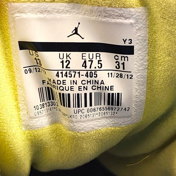 Air Jordan 13 Retro Squadron 414571-405 Men’s Sneakers Blue US 13 - Preowned